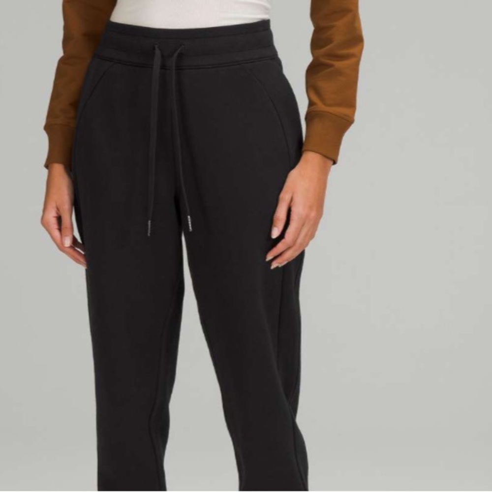 Lululemon Scuba High-Rise Cropped Jogger Black Size 12 - Picture 5 of 12
